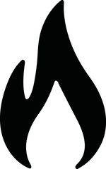 Flame Burning Bonfire Campfire Fire Heart Vector