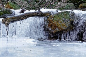Eifel Hohes Venn Eis Zapfen