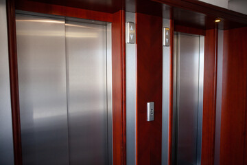 Door and elevator buttons, up and down