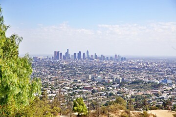 Blick auf Downtown Los Angeles