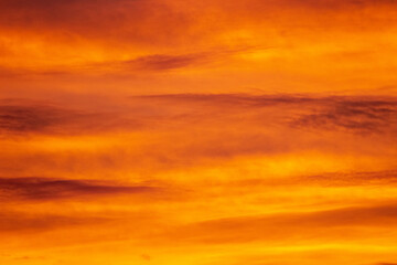 clouds in the sky over sunset