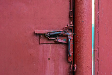 latch mechanism on an old gate