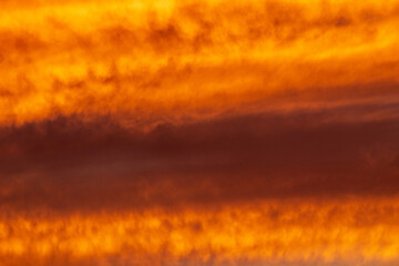 clouds in the sky over sunset