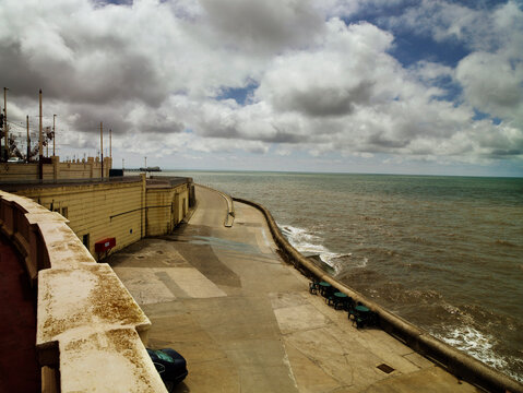Boardwalk in Blackpool, Lancashire, England