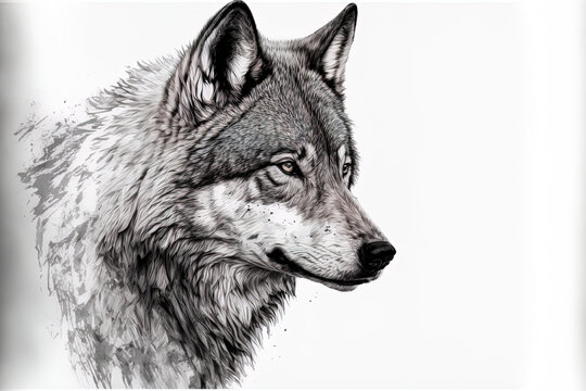 7,568 Wolf Howling Drawing Images, Stock Photos & Vectors | Shutterstock