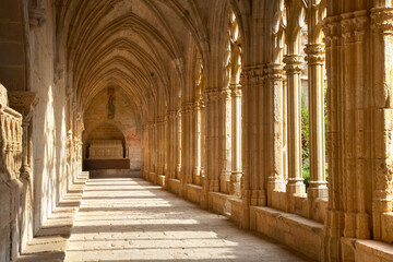 Interior Courtyard, Monasterio de Santes Creus, Spain