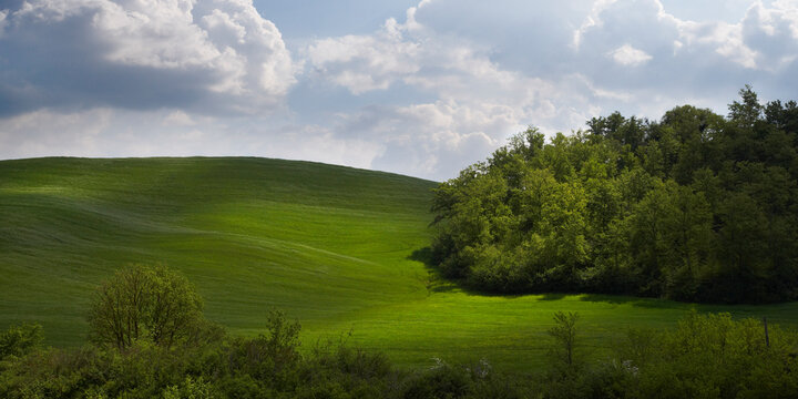 Hills near Asciano, Tuscany, Italy