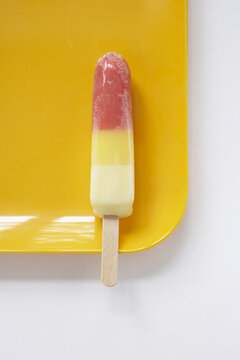 Popsicle on Tray