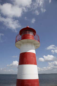Lighthouse at Grisetaodde, Midtjylland, Jylland, Denmark