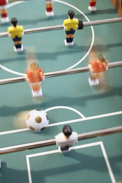 Close-up of Table Soccer Game