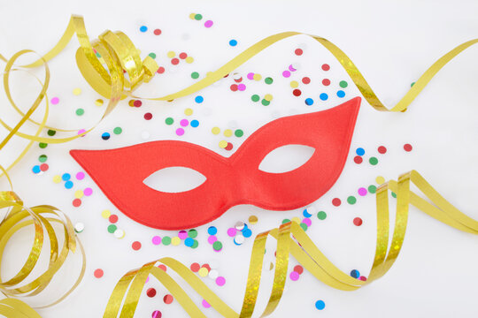 Mask and Confetti