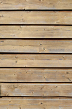 Close-up of Wooden Wall, Royan, Charente-Maritime, France