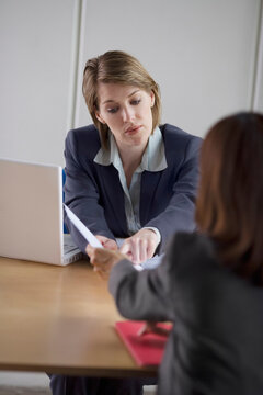 Businesswomen Having Meeting
