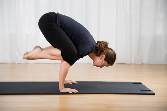 Woman on Exercise Mat