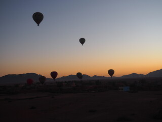Hot Air Balloon in the Desert