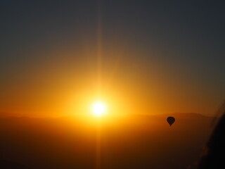 Hot Air Balloon in the Desert