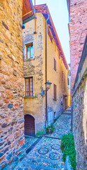 Old town walk, Morcote, Switzerland