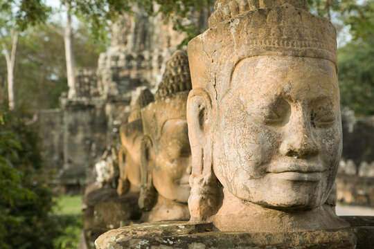 South Gate, Angkor Thom, Angkor, Cambodia