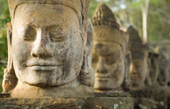 Stone Faces, Angkor Thom, Cambodia