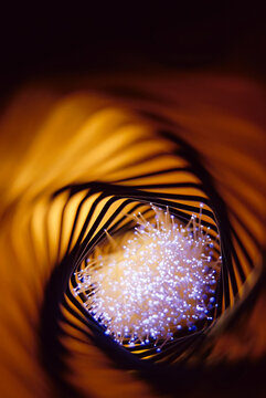 Fiber Optics in Tunnel