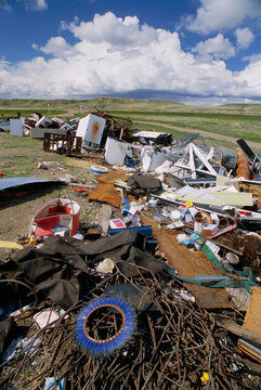 Metal Waste Dump, Saskatchewan, Canada