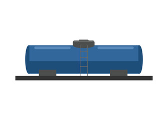 Water container tank. Simple flat illustration.