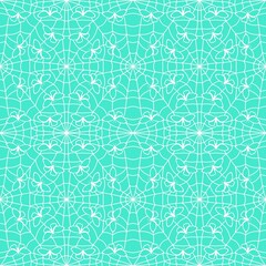 Summer butterfly web seamless animals line art doodle pattern for wrapping paper and kids clothes print and fabrics