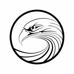 Eagle logo design template vector