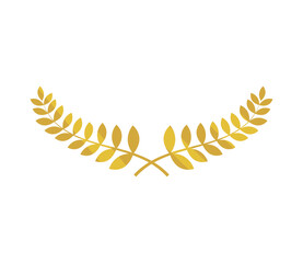 golden laurel emblem
