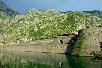 MONTENEGRO-Kotor Bay are a series of coves on the southern Dalmatian coast of the Adriatic Sea in...