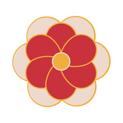 red flower icon