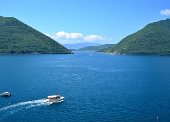 MONTENEGRO-Kotor Bay are a series of coves on the southern Dalmatian coast of the Adriatic Sea in Montenegro