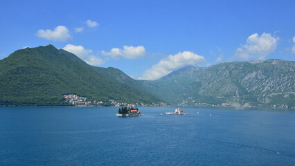 MONTENEGRO-Kotor Bay are a series of coves on the southern Dalmatian coast of the Adriatic Sea in...