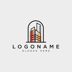 Minimalist Architecture Building Logo Design 