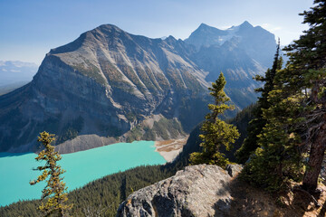 Mount Fairview, Mount Aberdeen and Lake Louise from the Big Beehive, Banff National Park, Alberta, Canada