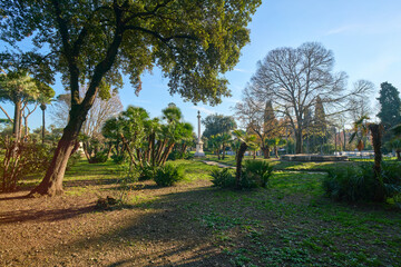 Villa Torlonia city park in Rome, Italy