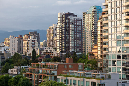 Condominium Towers, Downtown Vancouver, British Columbia, Canada