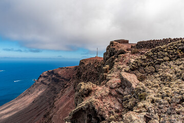 volcanic landscape in island canary islands