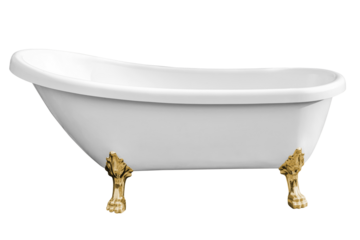 Vintage ceramic bathtub
