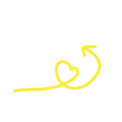 Yellow Love Arrow