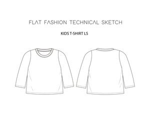 KIDS T-SHIRT WITH LONG SLEEVE
