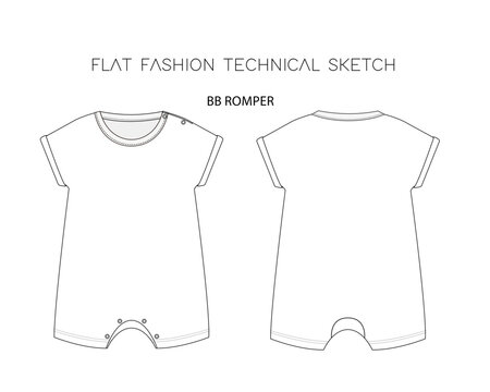 BABY ROMPER SHORT SLEEVES