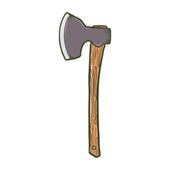 axe clip art illustration 
