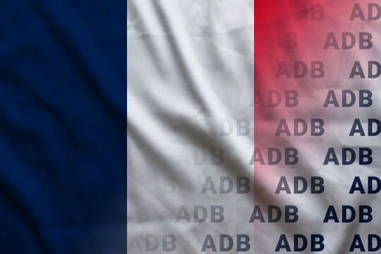 France flag ADB symbol union