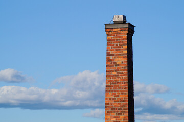 chimney on the roof