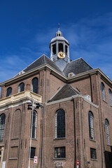 Oosterkerk (Eastern church) - 17th-Century Dutch Reformed church on Wittenburgergracht (Wittenburger) canal on Wittenburg in Amsterdam, The Netherlands.