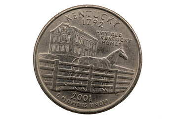 Kentucky State Quarter, 50 state quarters, 1792 - 2001