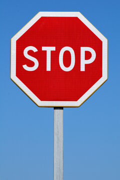 Stop Sign, Montpellier, Herault, Languedoc-Roussillon, France