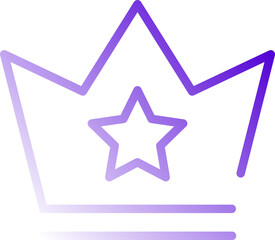 Simple crown icon