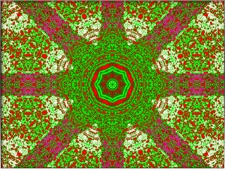 Abstract, Intricate Patterns and Shapes, Spirals and Colours, within a Border,       digital art